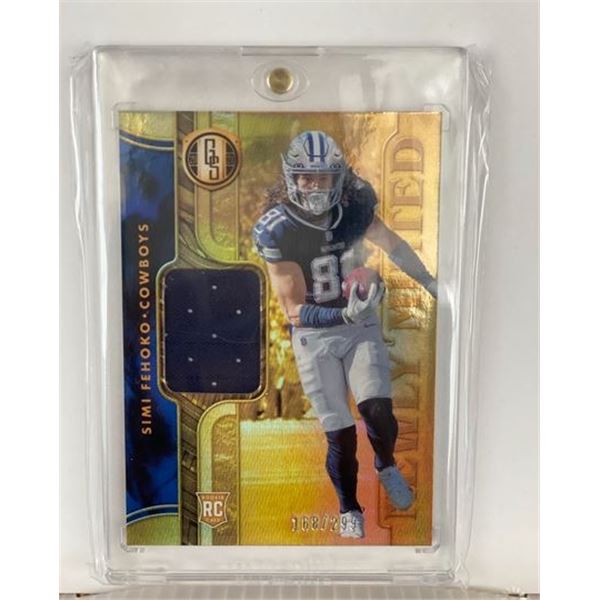 2021 PANINI GOLD STANDARD SIMI FEHOKO ROOKIE PATCH 168/299