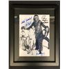 Image 1 : STAR WARS CAST SIGNED FRAMED 8 X 10 ( RA COA)