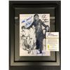Image 2 : STAR WARS CAST SIGNED FRAMED 8 X 10 ( RA COA)