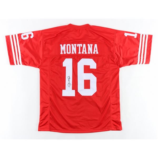 JOE MONTANA SIGNED SAN FRANCISO 49ERS JERSEY ( JSA COA)