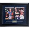 Image 1 : PAUL MOLITOR AND PAT BORDERS DUAL SIGNED WORLD SERIES DISPLAY ( FROZEN POND COA)