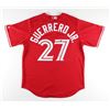 Image 1 : VLADIMIR GUERRERO JR SIGNED TORONTO BLUE JAYS CANADA DAY JERSEY ( BECKETT COA)