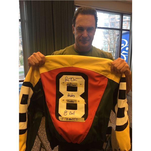 Patrick Warburton Autographed 8-Ball Jacket (David Puddy from Seinfeld) Frozen Pond COA