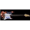 Image 2 : MICHEAL J FOX AND CHRISTOPHER LLOYD 1/1 SIGNED HAND PAINTED BTTF GUITAR ( BECKETT COA)