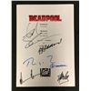 Image 1 : DEADPOOL CAST SIGNED SCRIPT COVER ( RA COA)