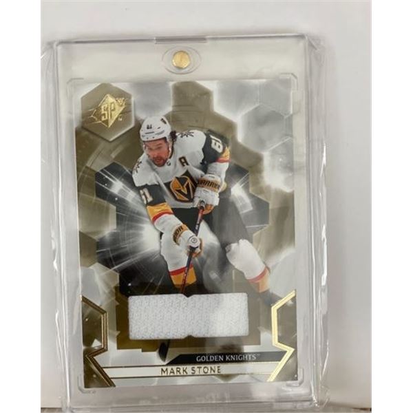 2021 UPPER DECK SPX MARK STONE RELIC