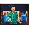 Image 1 : NOVAK DJOKOVIC SIGNED AND FRAMED 8 X 10 ( RA COA)