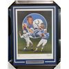 Image 1 : JOHNNY UNITAS SIGNED LTD EDITION FRAMED PRINT ( PSA COA)