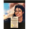 Image 2 : MICHEAL JACKSON SIGNED 8 X 10 ( RA COA)
