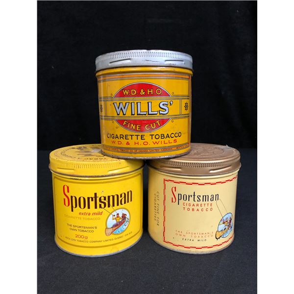 VINTAGE CIGARETTE CONTAINERS LOT