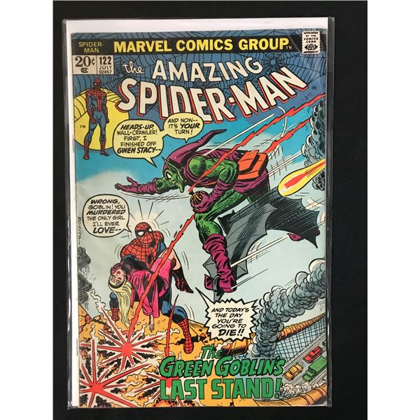 MARVEL COMICS THE AMAZING SPIDER-MAN NO.122