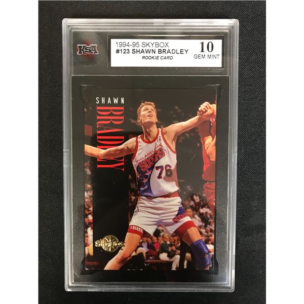 1994-95 SKYBOX #123 SHAWN BRADLEY Rookie Card (10 GEM MINT)