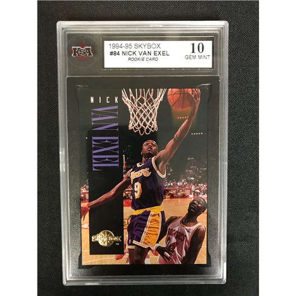 1994-95 SKYBOX #84 NICK VAN EXEL Rookie Card (10 GEM MINT)