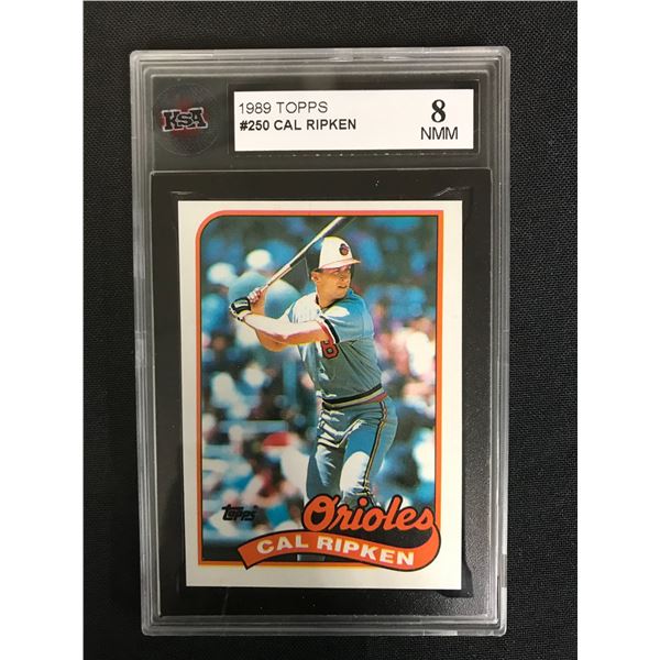 1989 TOPPS #250 CAL RIPKEN (8 NMM)