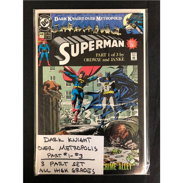 DARK KNIGHT OVER METROPOLIS #1-3 (DC COMICS)