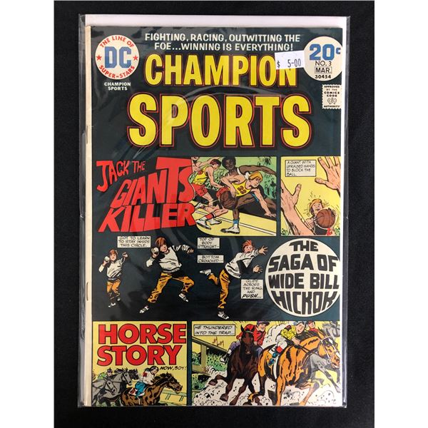 CHAMPION SPORTS #3 (DC COMICS)