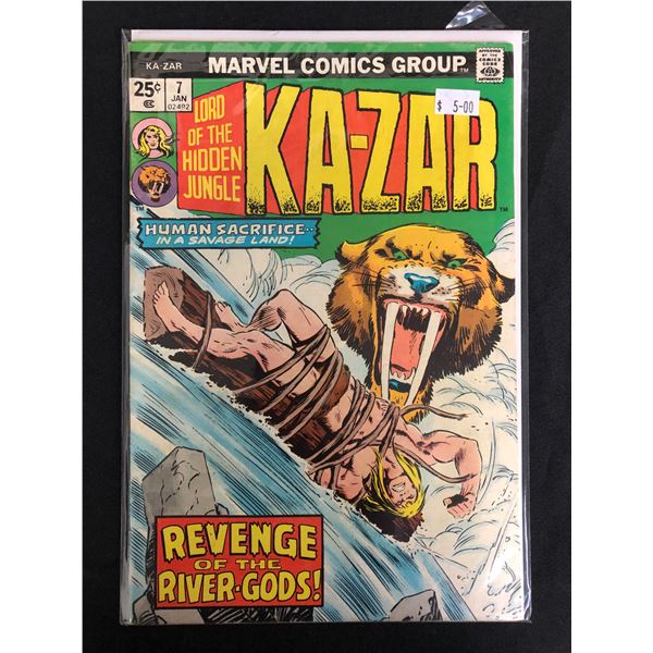 KA-ZAR #7 (MARVEL COMICS)