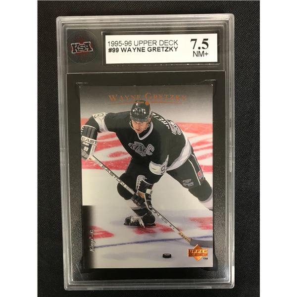 1995-96 UPPER DECK #99 WAYNE GRETZKY (7.5 NM+)