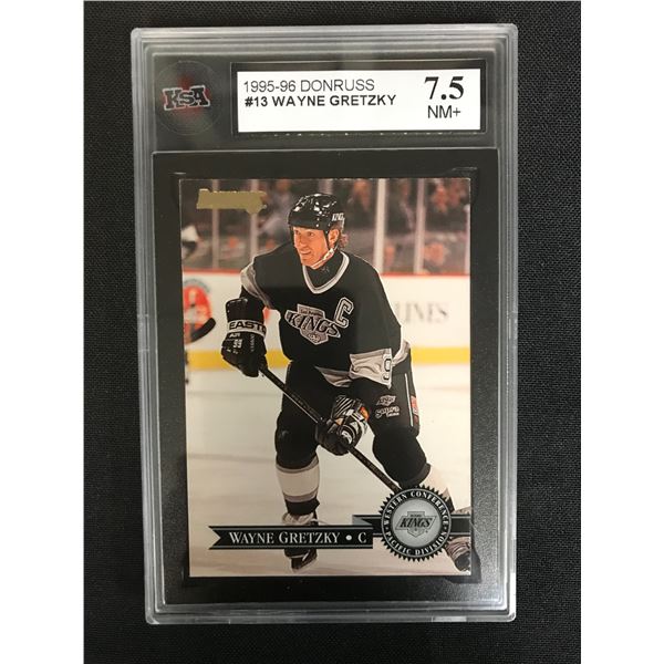1995-96 DONRUSS #13 WAYNE GRETZKY (7.5 NM+)
