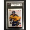Image 1 : 1991-92 UPPER DECK #26 NIKLAS LIDSTROM Rookie Card (9.5 NGM)