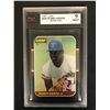 Image 1 : 1987 LEAF #225 RUBEN SIERRA Rookie Card (9 MINT)