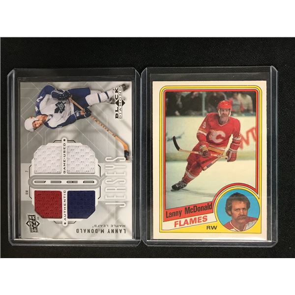 LANNY McDONALD HOCKEY CARD LOT