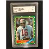 Image 1 : 1986 TOPPS #156 JOE MONTANA (NM 7)