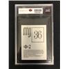 Image 2 : 1998 U.D INTERNATIONAL #36 MICHAEL JORDAN MJ Stickers (7 NM)