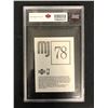 Image 2 : 1998 U.D INTERNATIONAL #78 MICHAEL JORDAN MJ Stickers (8.5 NMM+)