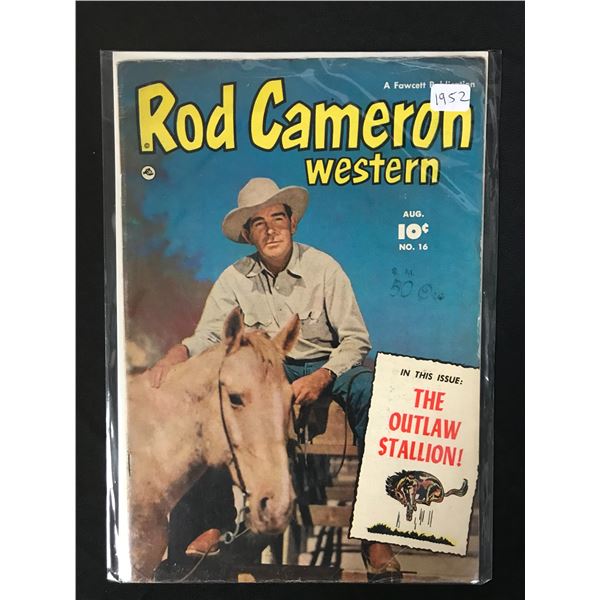 ROD CAMERON Western #16 (FAWCETT PUBLICATION)