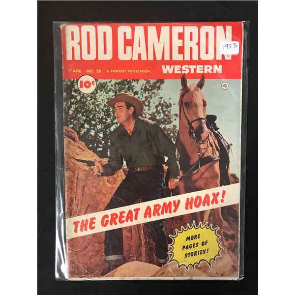 ROD CAMERON Western #20 (FAWCETT PUBLICATION)