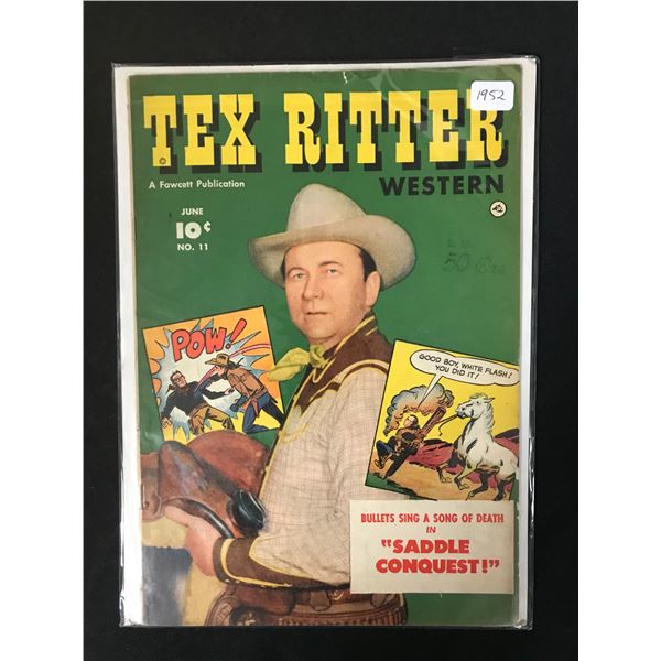 TEX RITTER Western #11 (FAWCETT PUBLICATION)