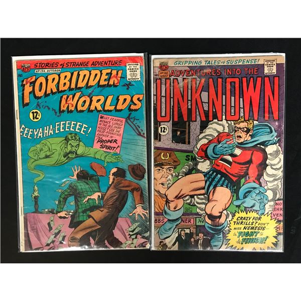 Forbidden Worlds 139 Adventures Into The Unkown 166 Acg 