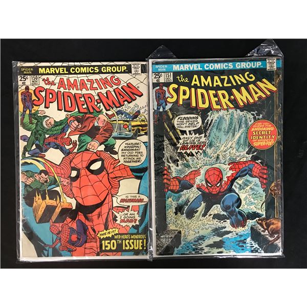 THE AMAZING SPIDER-MAN #150-151 (MARVEL COMICS)