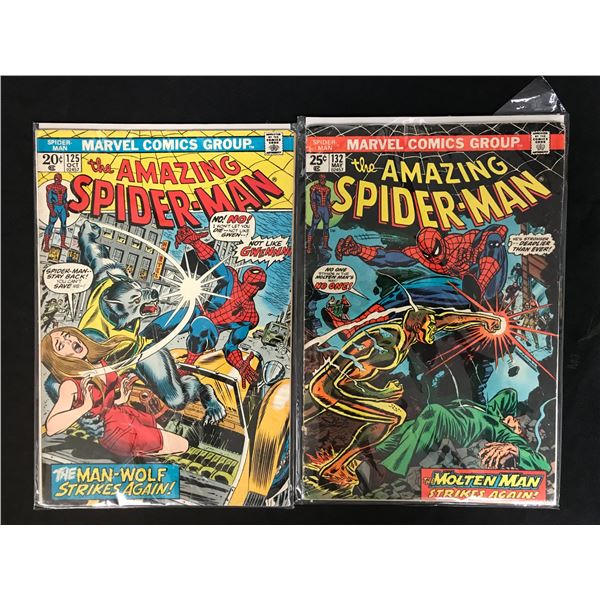 THE AMAZING SPIDER-MAN #125 & #132 (MARVEL COMICS)