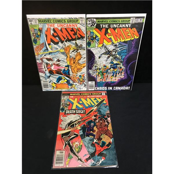 The UNCANNY X-MEN COMIC BOOK LOT (MARVEL COMICS)