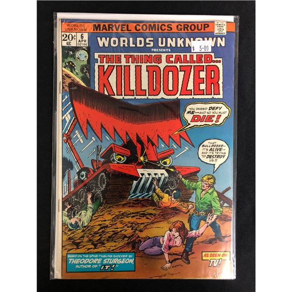 WORLD'S UNKNOWN #6 (MARVEL COMICS)