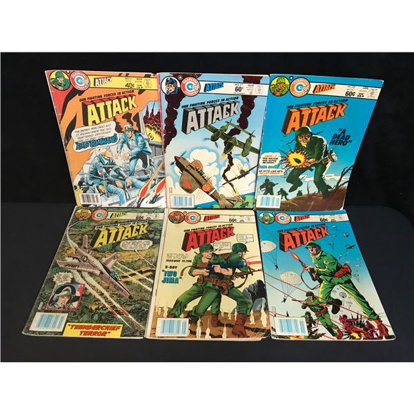 ATTACK COMIC BOOK LOT (CHARLTON COMICS)