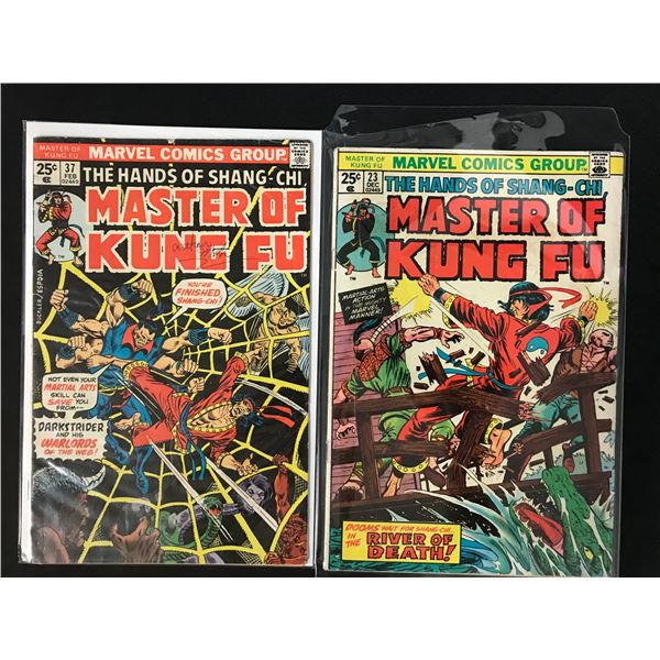 MASTER OF KUNG FU #37 & #23 (MARVEL COMICS)