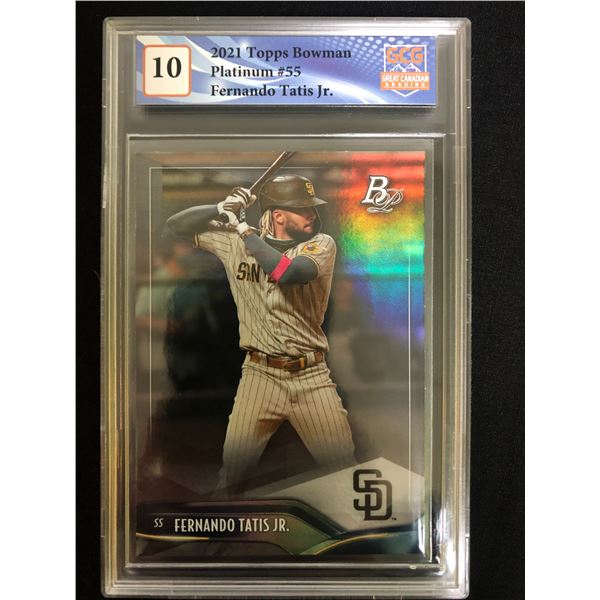 2021 Bowman Platinum Fernando Tatis Jr. RC GCG 10