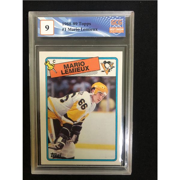 1988-89 Topps Mario Lemieux (GCG 9)