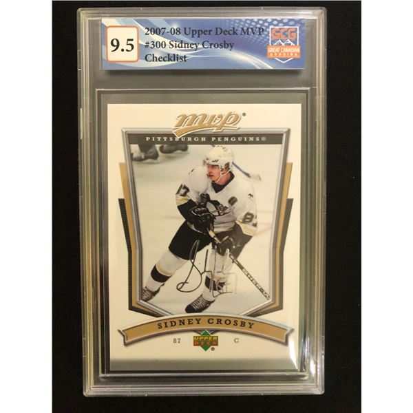 2007-08 Upper Deck MVP Sidney Crosby (GCG 9.5)