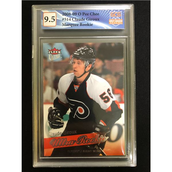 2008-09 OPC Claude Giroux Marquee Rookie (GCG 9.5)