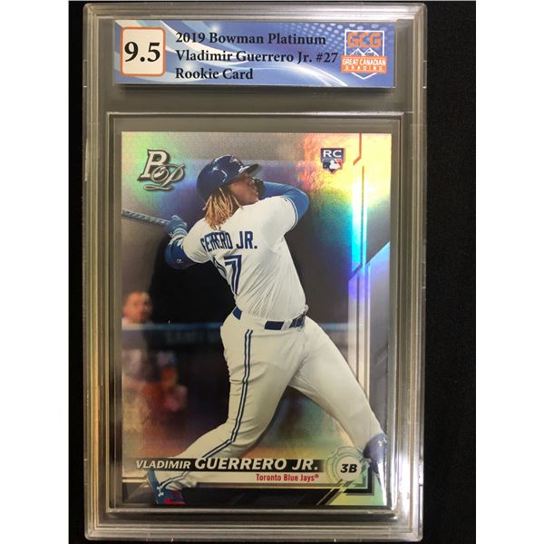 2019 Topps/Bowman Platinum Vladimir Guerrero Jr. (GCG 9.5)