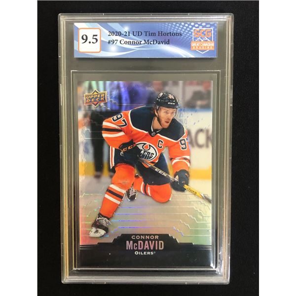 2020-21 Upper Deck Tim Hortons Connor McDavid (GCG 9.5)