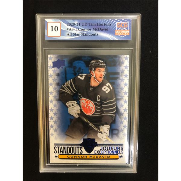 2020-21 Upper Deck Tim Hortons Connor McDavid (GCG 10)