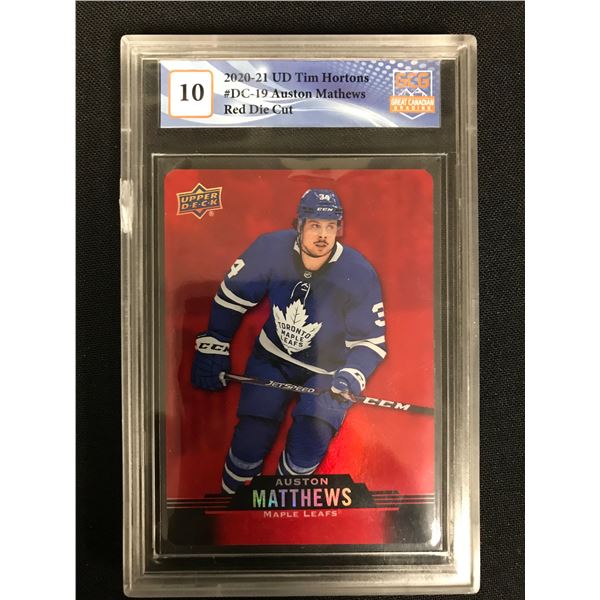 2020-21 Upper Deck Tim Hortons Auston Mathews (GCG 10)
