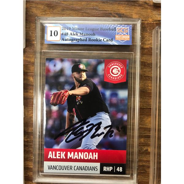 2019 Minor League Baseball Alek Manoah (GCG 10)