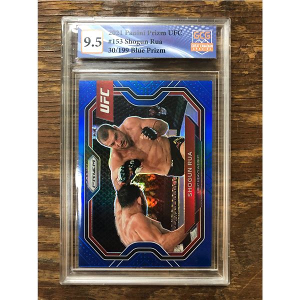 2021 Panini Prizm UFC Shogun Rua Blue Prizm (GCG 10)