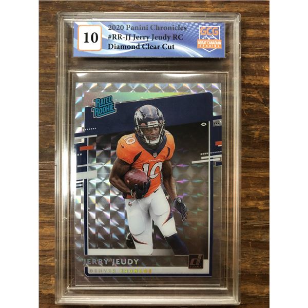 2020 Panini Chronicles Jerry Jeudy Diamond Clear Cut (GCG 10 )